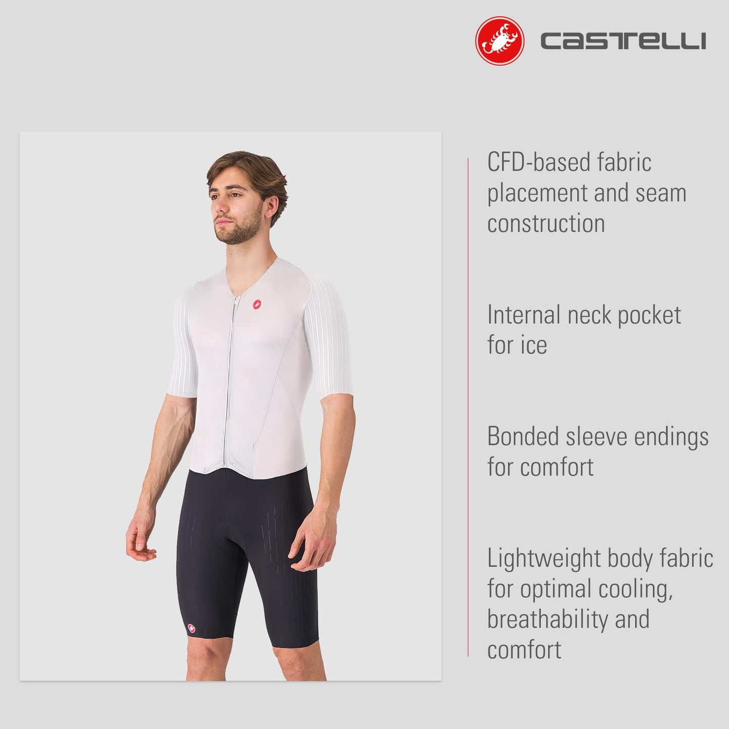Free Sanremo 3 Short-Sleeve Tri Suit - Men's, Black/White, XXL