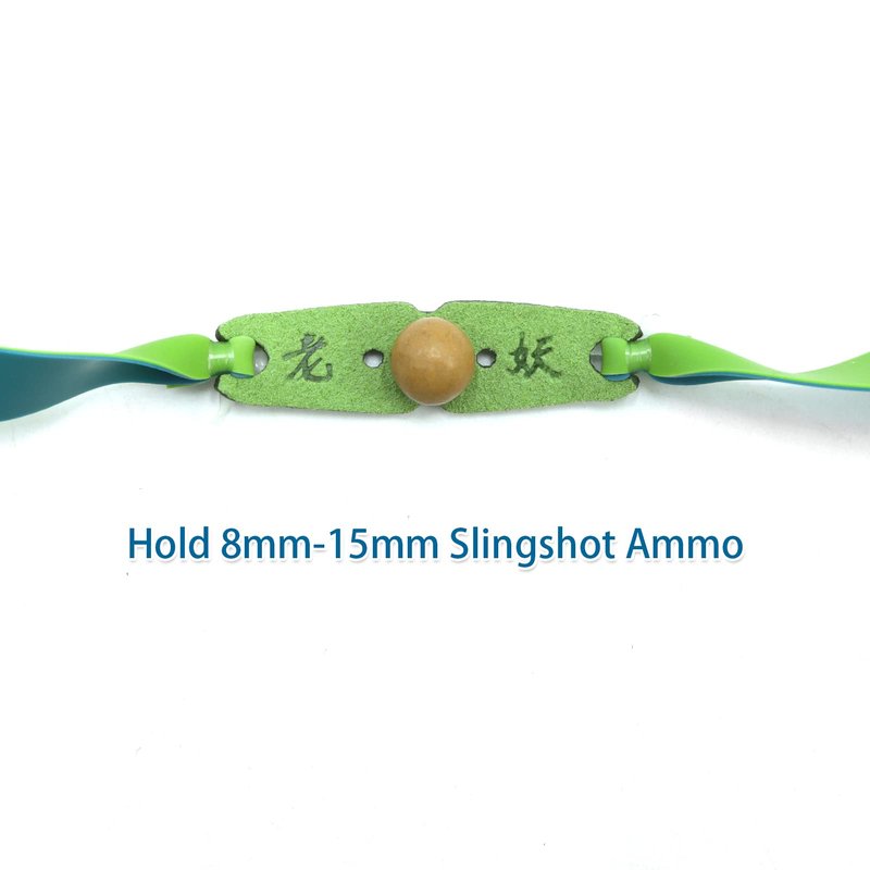Obert 5pcs Powerful Pro Slingshot Rubber Bands Flat Replacement 0.8mm Thickness Hunting Catapult Elastic Bungee