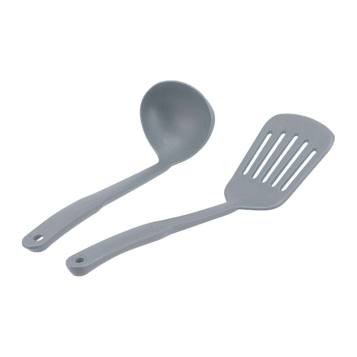 Amazon Basics Ceramic Non-Stick 12-Piece Cookware Set, Gray - Pots, Pans and Utensils