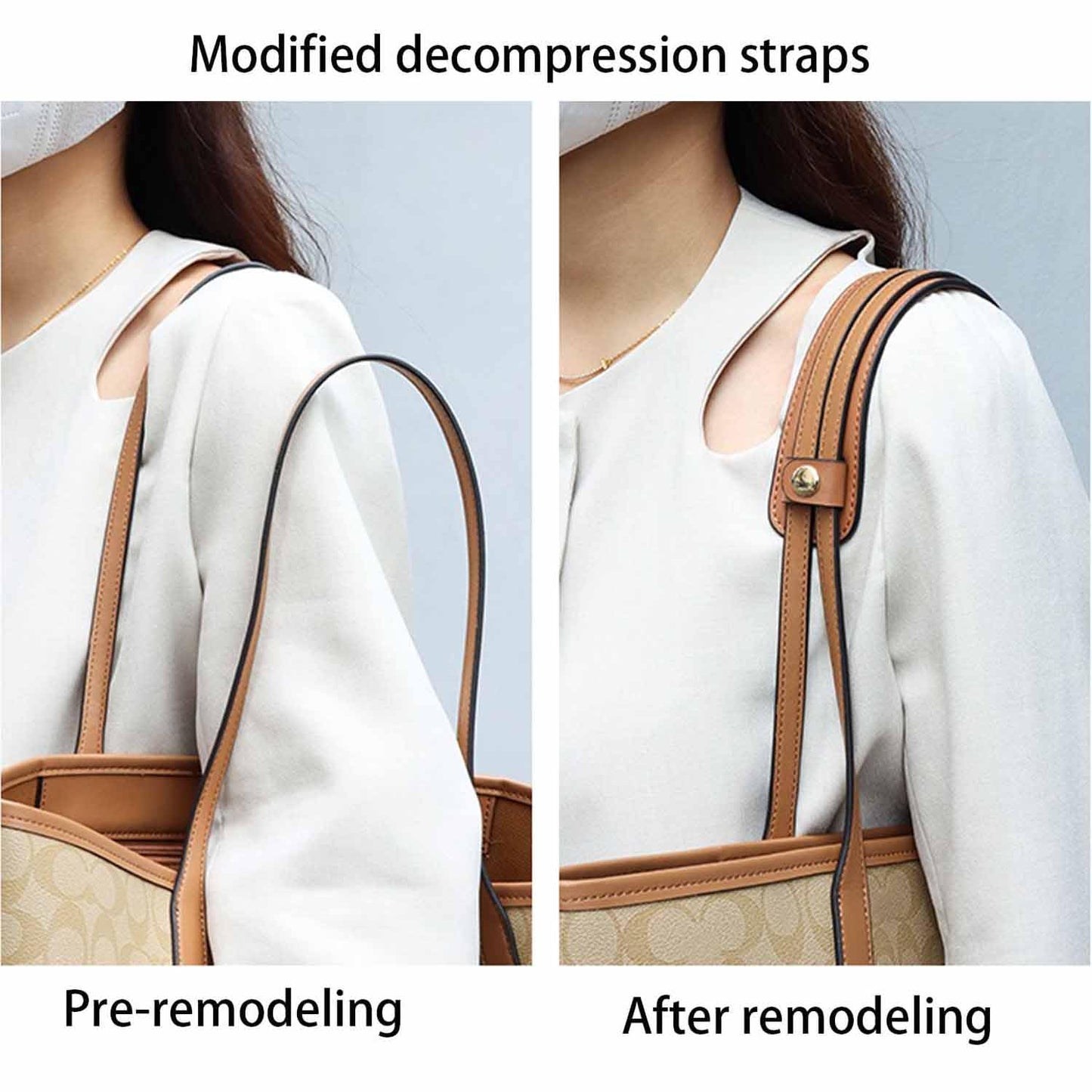 RYYXZXL Vachetta Leather shoulder pads Leather shoulder strap pads for designing stylish decompression handbag bags