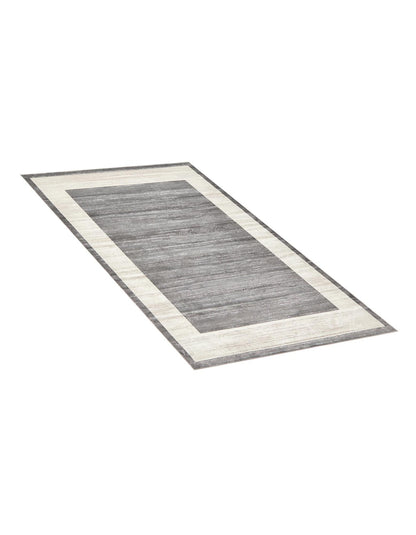 Rugs.com Uptown Collection Rug – 4x6 Gray Medium-Pile Rug Perfect for Entryways, Kitchens, Breakfast Nooks, Accent Pieces