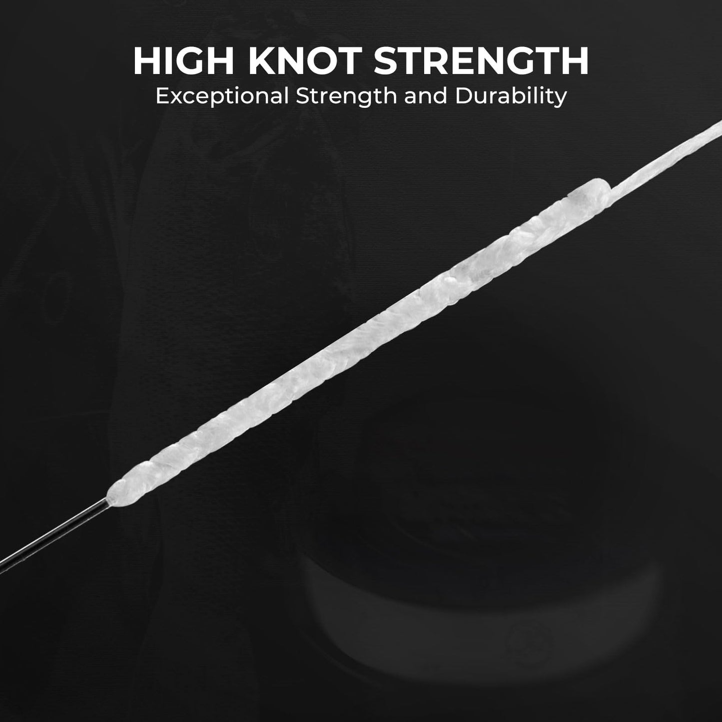 KastKing Superpower ColorShield Braided Fishing Line, White,65LB,500Yards,X8