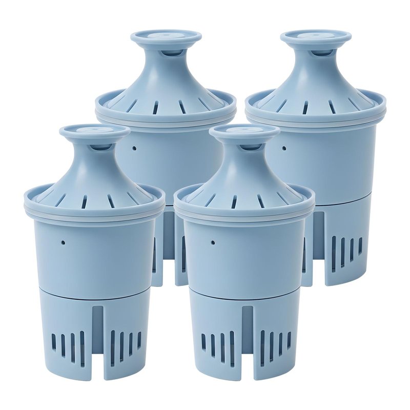 Elovener Elite Water Filter Replacement Compatible with All Brita Elite Pitchers and Dispensers, Everyday, UltraMax, Metro+, XL and More, Lasts 6 Months or 120 Gallons, 4 Count