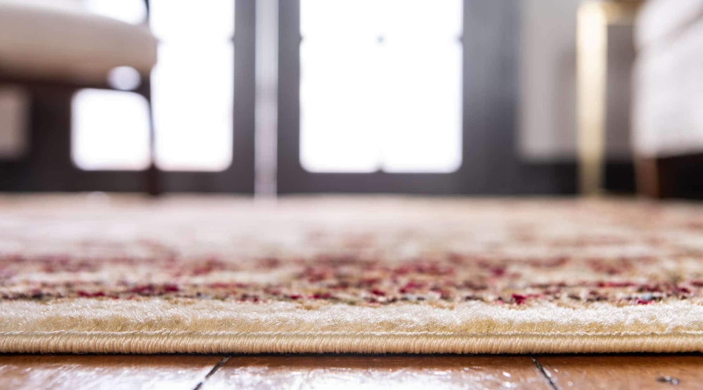 Unique Loom Voyage Collection Traditional Oriental Classic Intricate Design Area Rug (10' 0 x 13' 0 Rectangular, Ivory/Gold)
