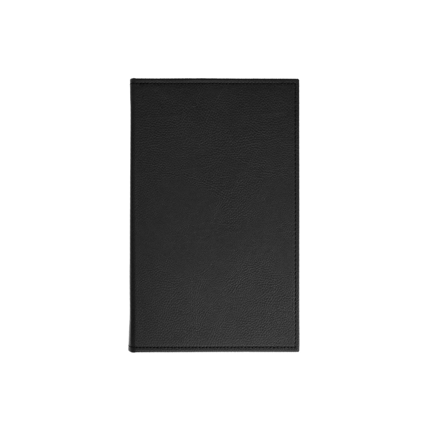 Menu Covers Made of Premium Faux Leather (10-Pack) - 8.5" X 14" (Black, 4 Views)