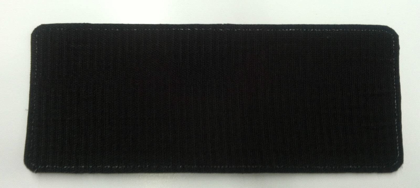 Special Patches for Velcro Patches for Uniform for Security Officer Embroidery Patch 2.5X7'' for Velcro On Back Gray On Black Mod-XC9-DF174