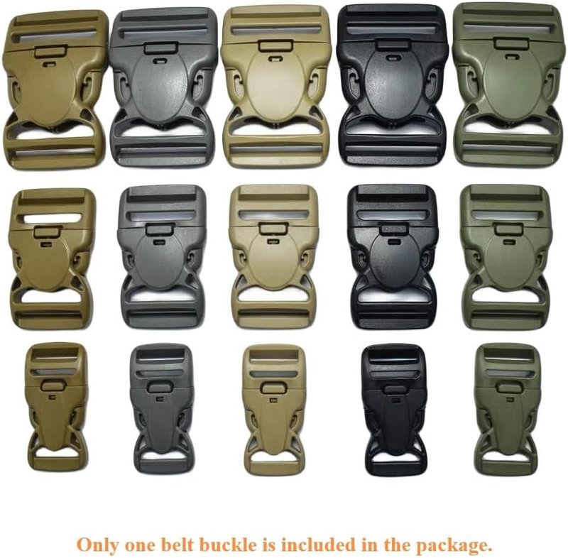 TACNEX Cop-Lok Tri-Release Belt Clasp - Durable Military & Police Belt Buckle | 1"-2.25" Sizes