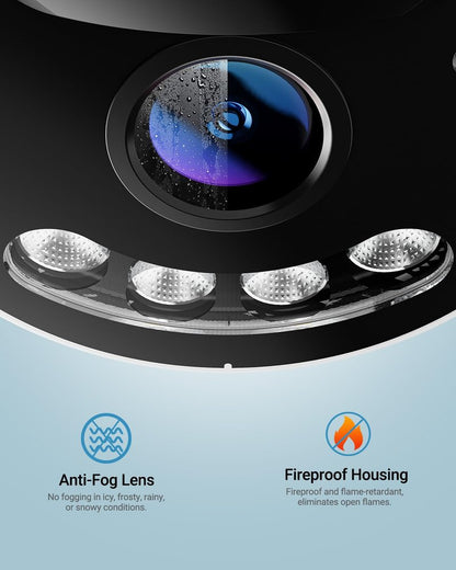 4MP Cellular Security Camera 24/7 Recording with 360-Day SIM Data for Jobsite/Barn/Rural Areas, No WiFi Solar 4G LTE Camera Wireless Outdoor, Motion Detection, 360° Human Tracking, 64GB TF Card