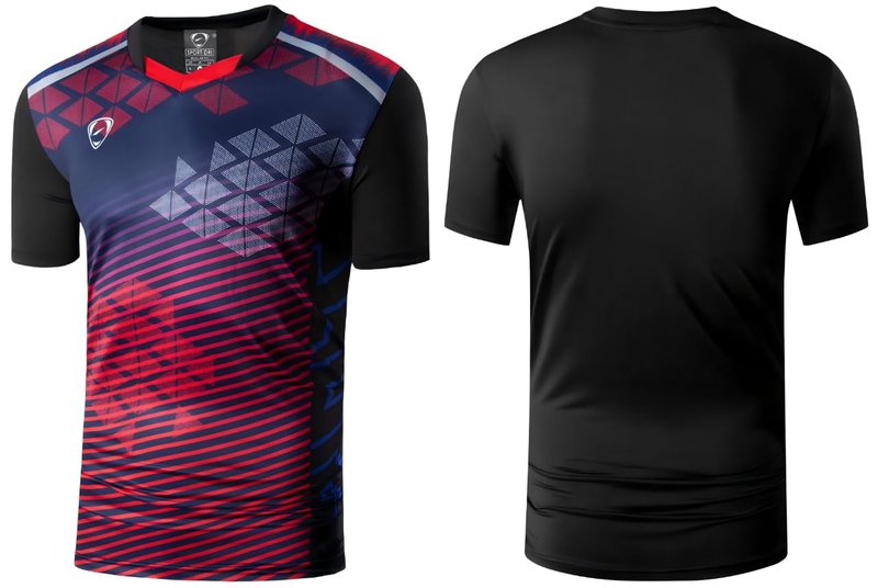 5 Pack Men's Activewear T-Shirt Sport Tee Shirt Athletic Running Gym Workout Tshirt Tennis Tops 229_249_298_303Black_230Red_XL