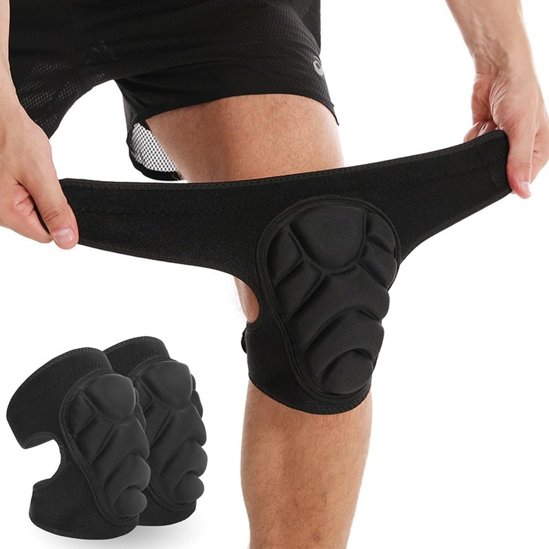 SUJAYU Volleyball Knee Pads for Women & Men, Dance Knee Pad for Women Men Wrestling Knee Pad Wrestling Gear, Crash Pad Roller Skating Gear Knee Protector Soft Knee Pads for Work (Medium)