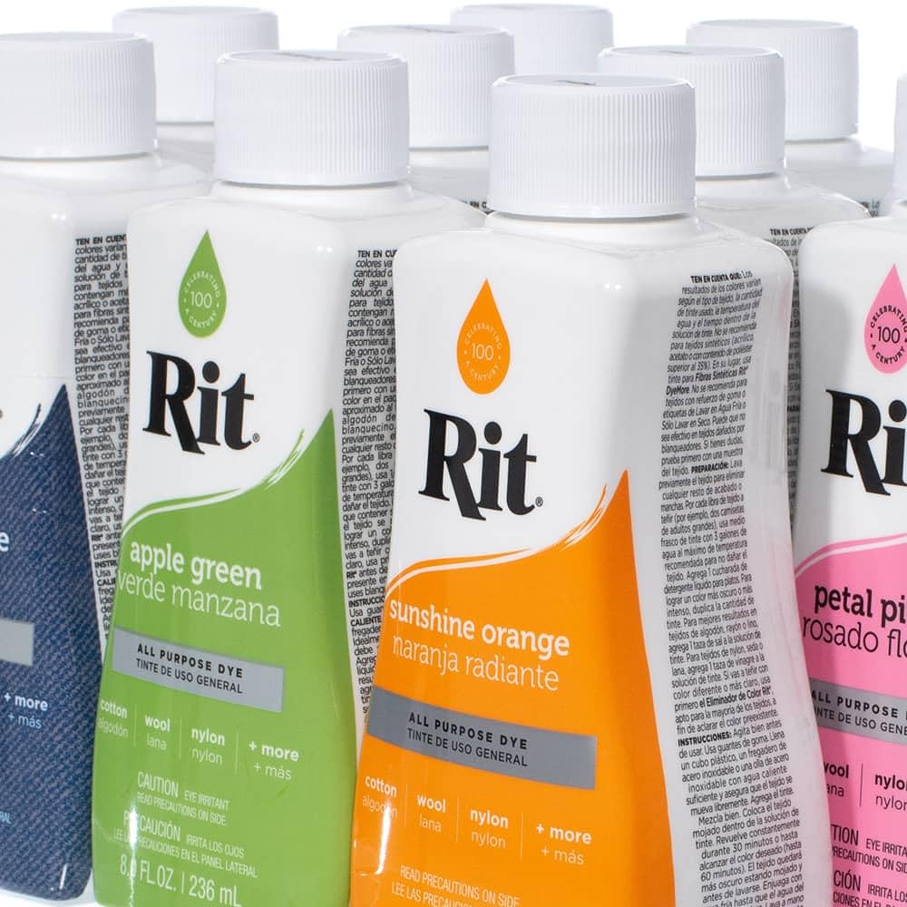 Rit Dye – 8 Oz. Liquid Fabric Dye for Clothing, Décor, and Crafts – Teal (1 Pack)