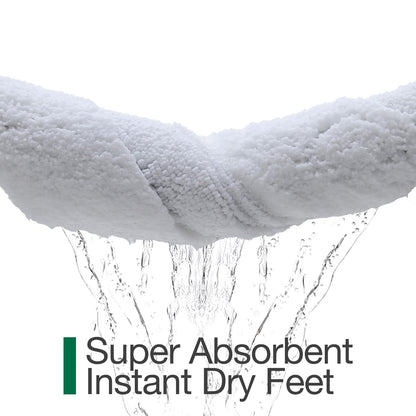 LUMI Ultra Soft Bathroom Rugs Non Slip with Rubber Backing, Absorbent Washable Bath Mat Quick Dry, Upgraded Premium Microfiber Plush Carpet for Bathtub and Shower Floor, White, 24x36