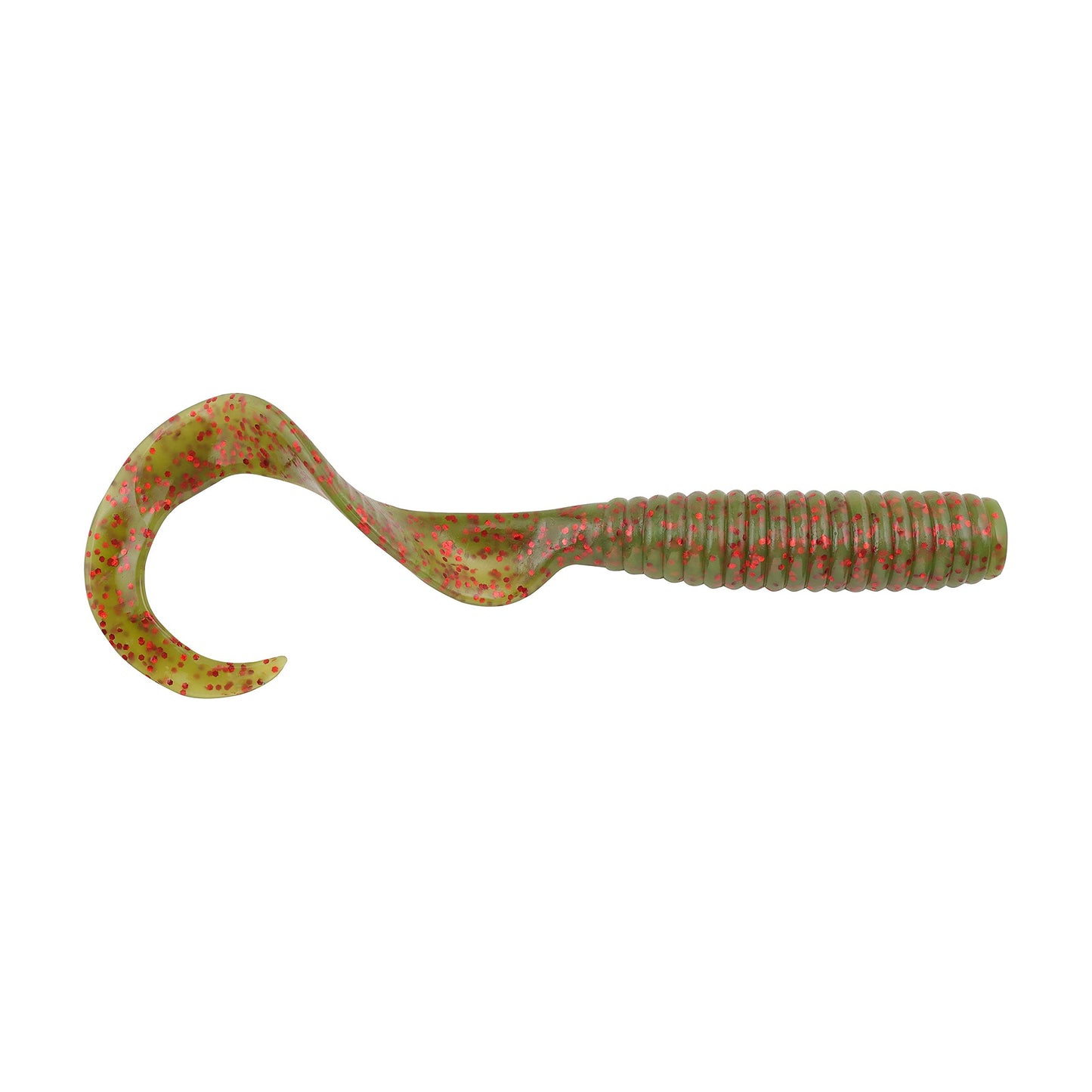 Berkley Gulp! Grub Fishing Soft Bait, Motor Oil Red Fleck, 8- Inch