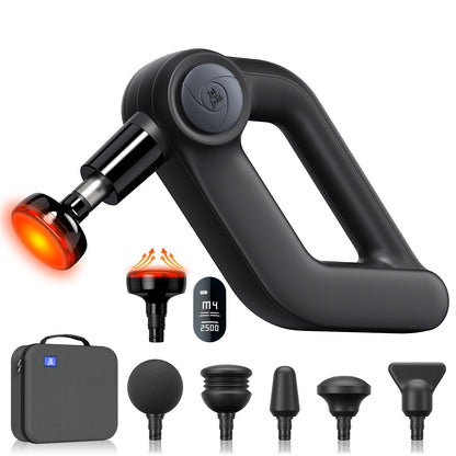 BOB AND BRAD D5 Pro Plus Massage Gun with Heat, 13mm Amplitude Deep Tissue Percussion Massage Gun with Max Power for Muscle Therapy, Professional Muscle Massager, Ideal Gift