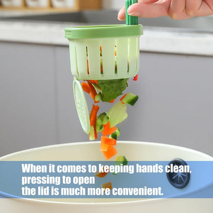 Cactus Kitchen Sink Drain Strainer Press to Dump Basket Waste Collector Fun Sink Accessory for Home Bathroom (YellowGreen-widened gasket-2)