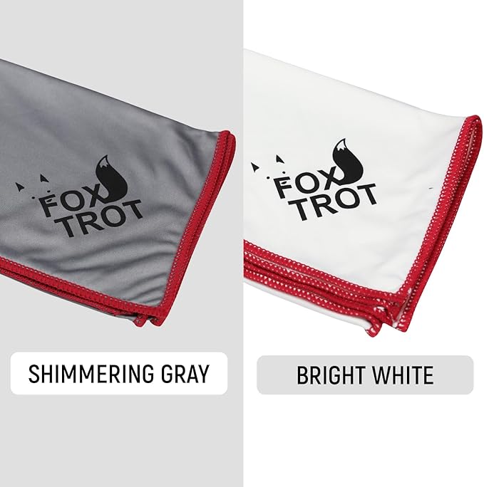 Fox Trot Large Microfiber Polishing Cloths | Streak Free, Lint Free Shine and