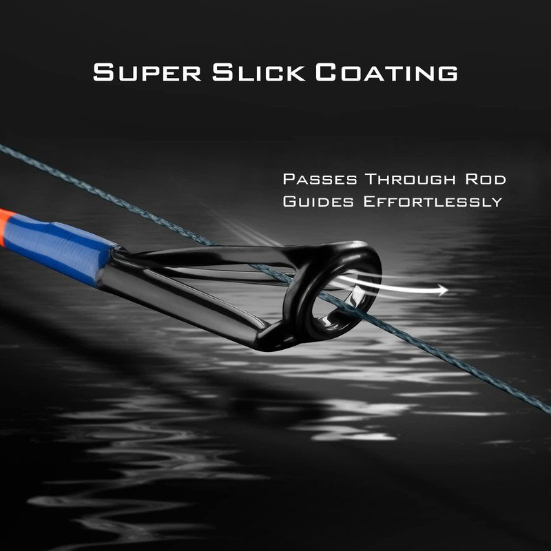 KastKing Superpower Braided Fishing Line,Low-Vis Gray,10 LB,327 Yds