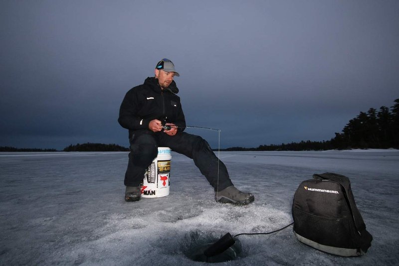 Frabill Sit-N-Fish | Insulated Bait Bucket with Convenient Padded Cushioned Lid for Comfortable Seating Option