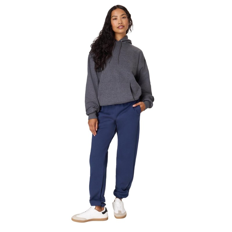 Hanes Men's Ultimate Cotton Pant, Navy, Large