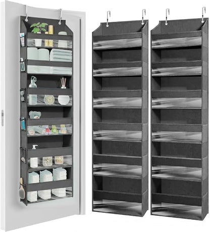 HOMELUX THEORY UPGRADED 6 Tiers Over The Door Organizer Hanging