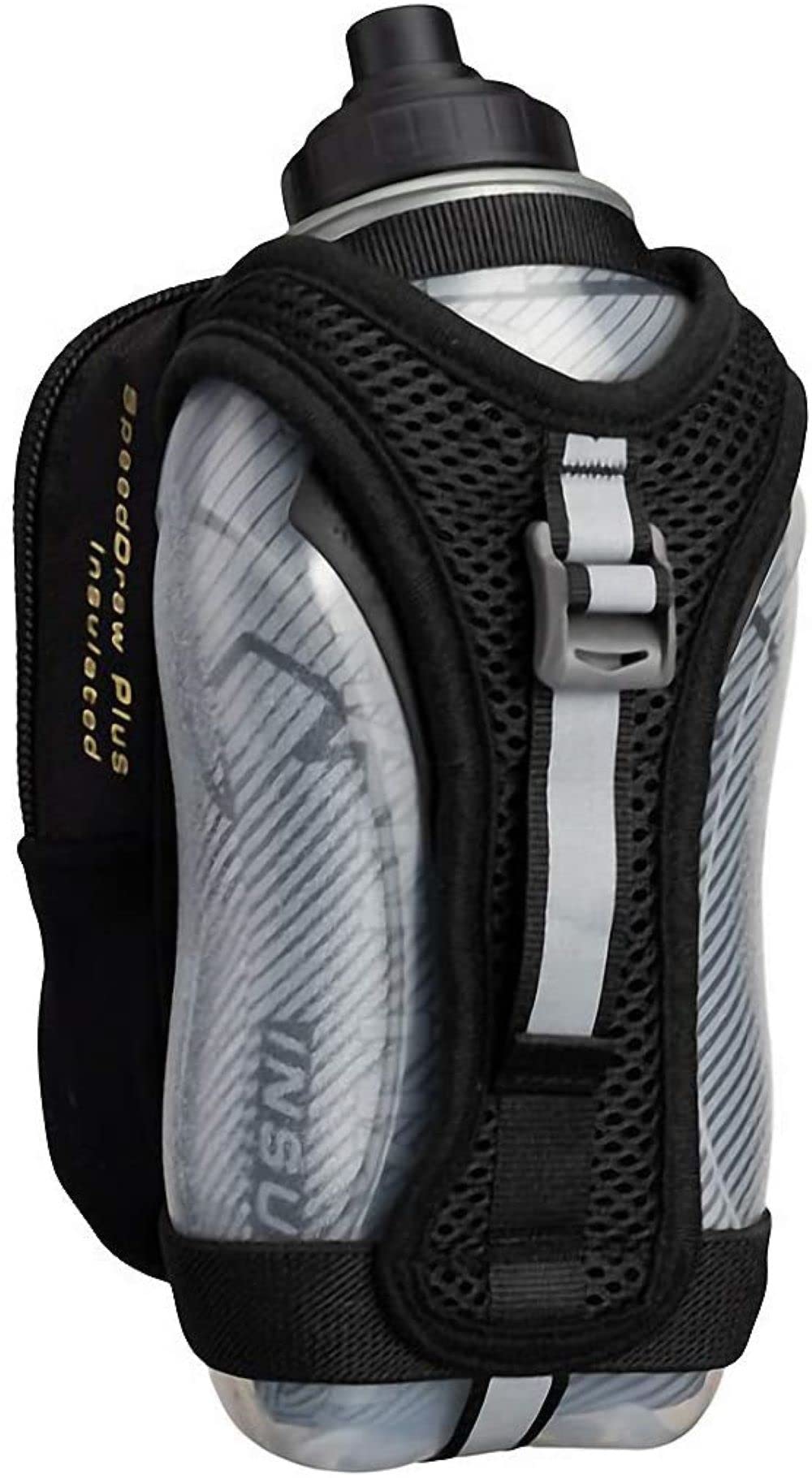 Nathan SpeedDraw Plus Insulated Handheld Water Bottle – Grip-Free Running Flask for Runners, Hiking, and Sports