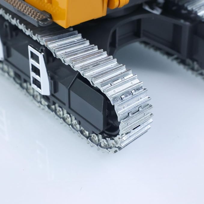 TOUCAN RC HOBBY 1/50 RC Excavator K970 Construction Vehicle Remote Control Electric Lifting Digger Bucket Tracks Light Sound RTR Battery for Adult
