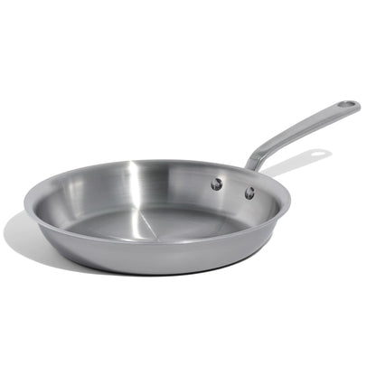 Made In Cookware - 10-Inch Stainless Steel Frying Pan - 5 Ply Stainless Clad - Professional Cookware - Crafted in Italy - Induction Compatible