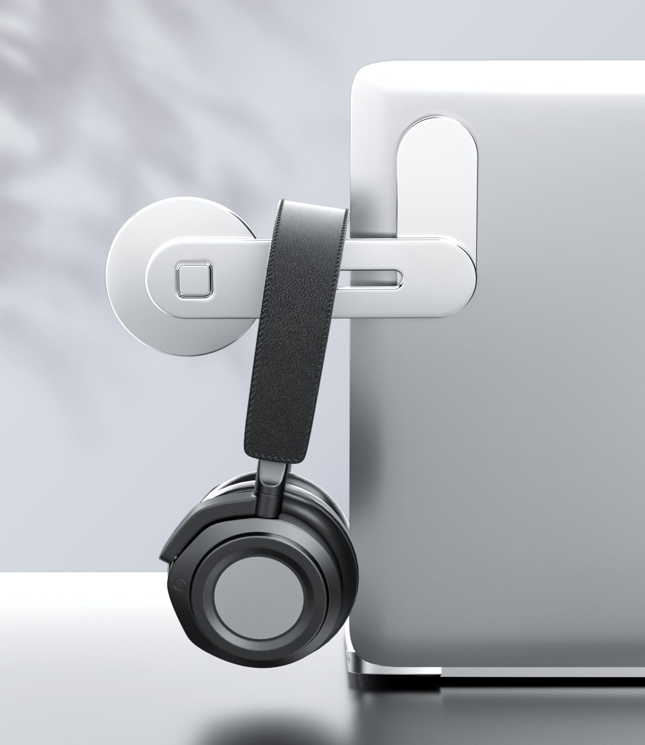 CloudValley Magnetic Phone Holder for Laptop Designed for iPhone 17/16/15/14/13/12 MagSafe, Adjustable Phone Monitor Side Mount, Slim Portable Foldable Computer Expansion Bracket, Silver