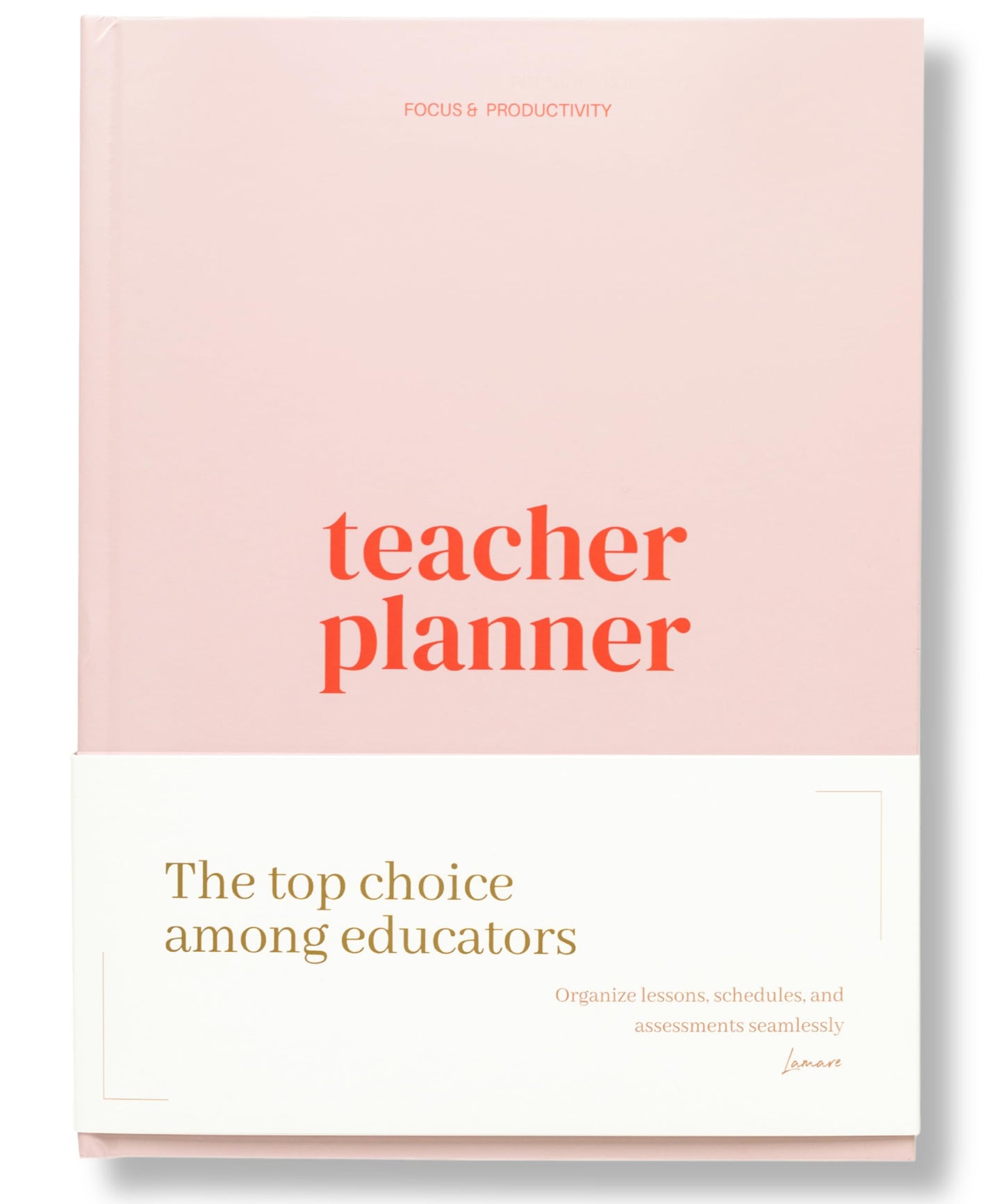 Lamare Teacher Planner 2026-2027 – Hardcover Undated Planner & Lesson Planner Book for Teachers with Class Schedule, Student Info & Weekly Planning - 8x11"