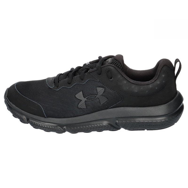 Under Armour Men's Charged Assert 10 Shoes, (002) Black/Black/Black, 10 Wide