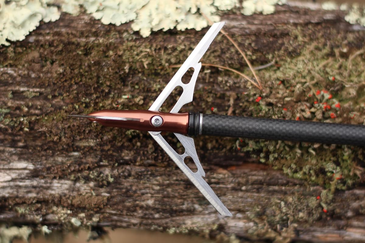 RAGE X-treme Turkey Mechanical Broadheads 100 Grain 2-Blade Shock Collar USA (2-Pack)
