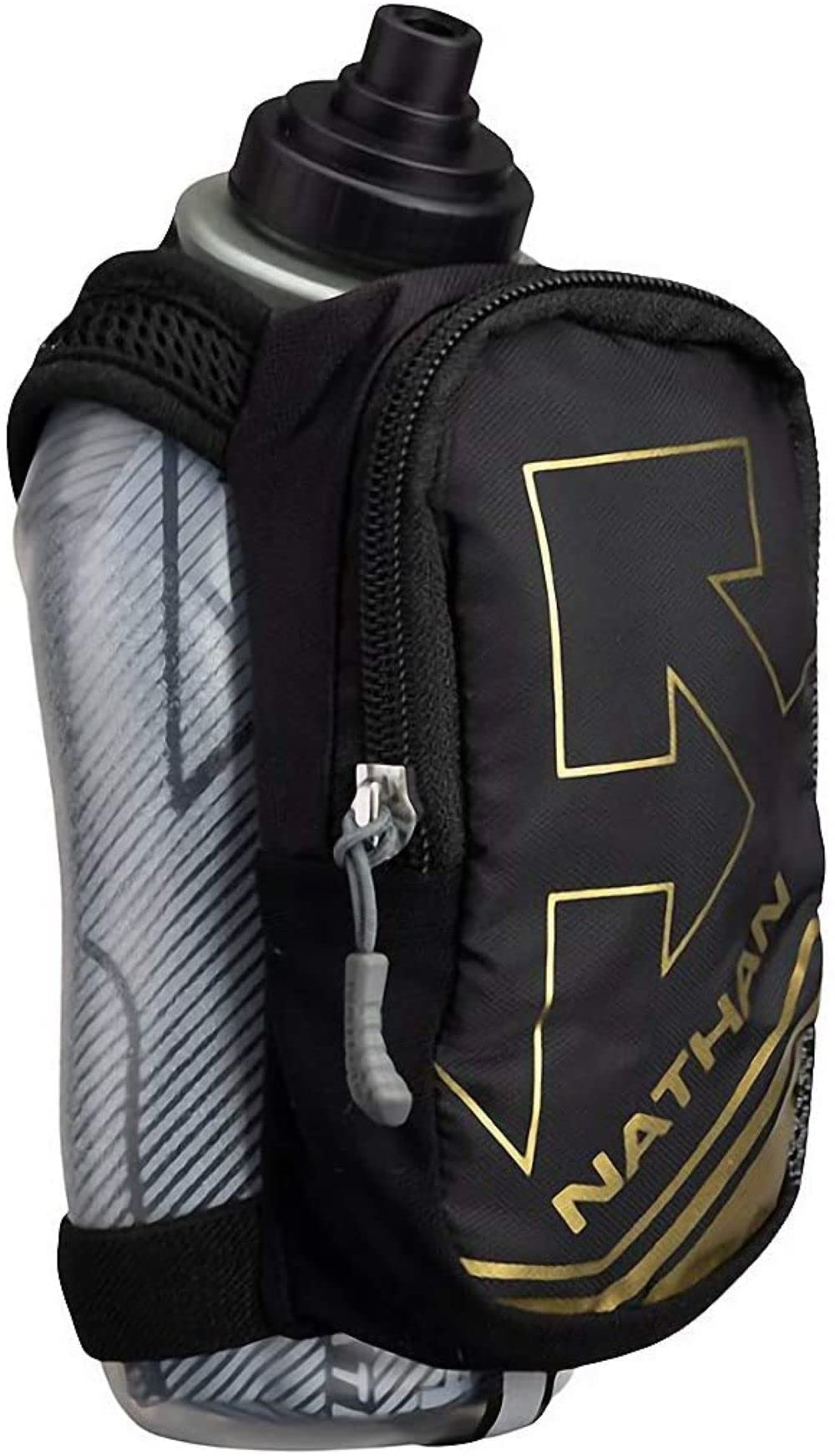Nathan SpeedDraw Plus Insulated Handheld Water Bottle – Grip-Free Running Flask for Runners, Hiking, and Sports