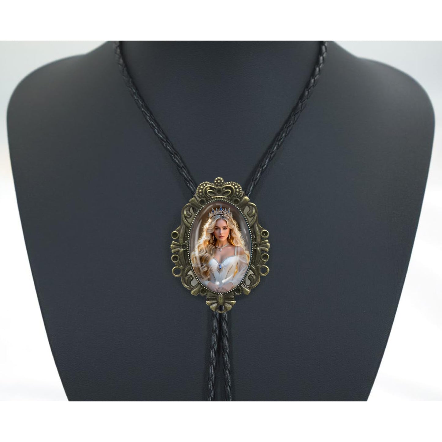 DVDKOLA Custom Bolo Tie Cowboy Accessories for Men Women Western Tie Native American Bolo Tie Rodeo Cowboy Outfit (Bronze)