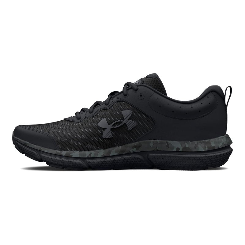 Under Armour Men's Charged Assert 10 Shoes, (001) Black/Black/Pitch Gray, 14