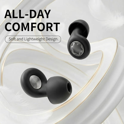 Ear Plugs for Sleeping 45DB Noise Cancelling: Ultra-Comfy Reusable Noise-Reducing Earplugs for Sleeping & Travel & Work Hearing Protection Earbuds with 8 Tips(XS,S, M, L Size)
