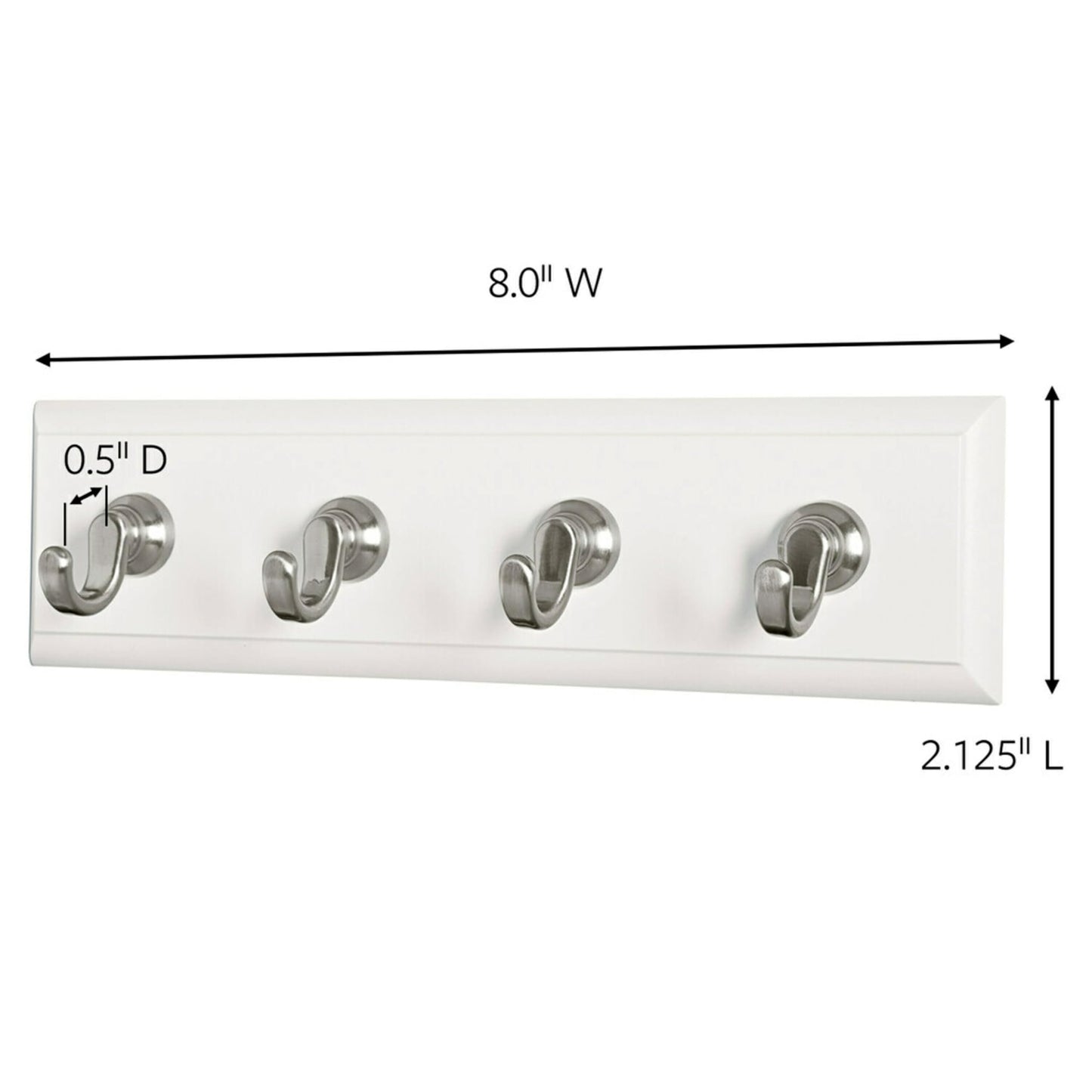 Command HOM-18Q-ES Key Rail, 0, Quartz