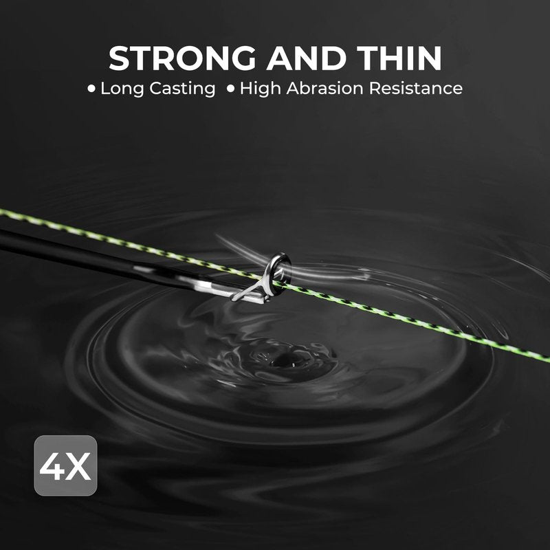 KastKing Superpower ColorShield Braided Fishing Line, Chameleon, 20LB, 150Yards, X4