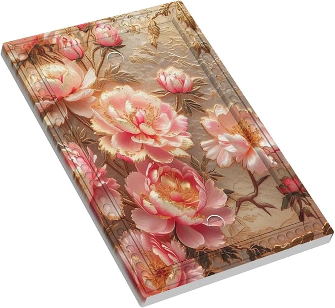 Pink Blooming Flowers Peonies Floral Light Switch Covers No Device Wall Plate 1 Gang Decorative Blank Switchplate Electrical Faceplate for Farmhouse Living Bedroom Decor