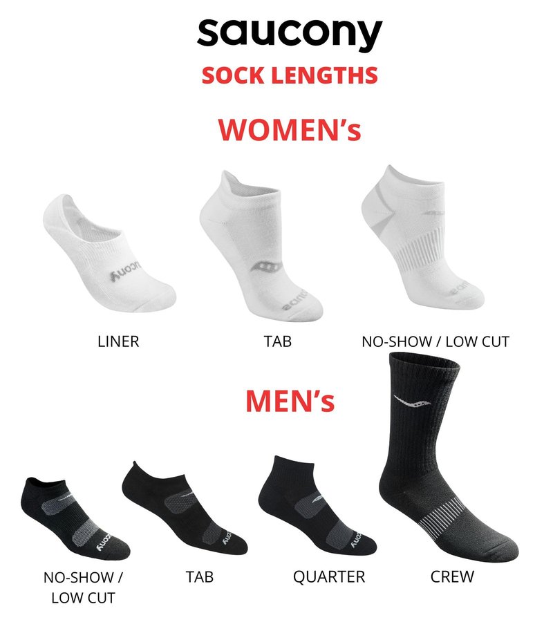 Saucony Women's RunDry Performance 8, 16 Pairs Heel Tab Athletic Socks, S-L, Grey Fashion (8 Pairs), Small