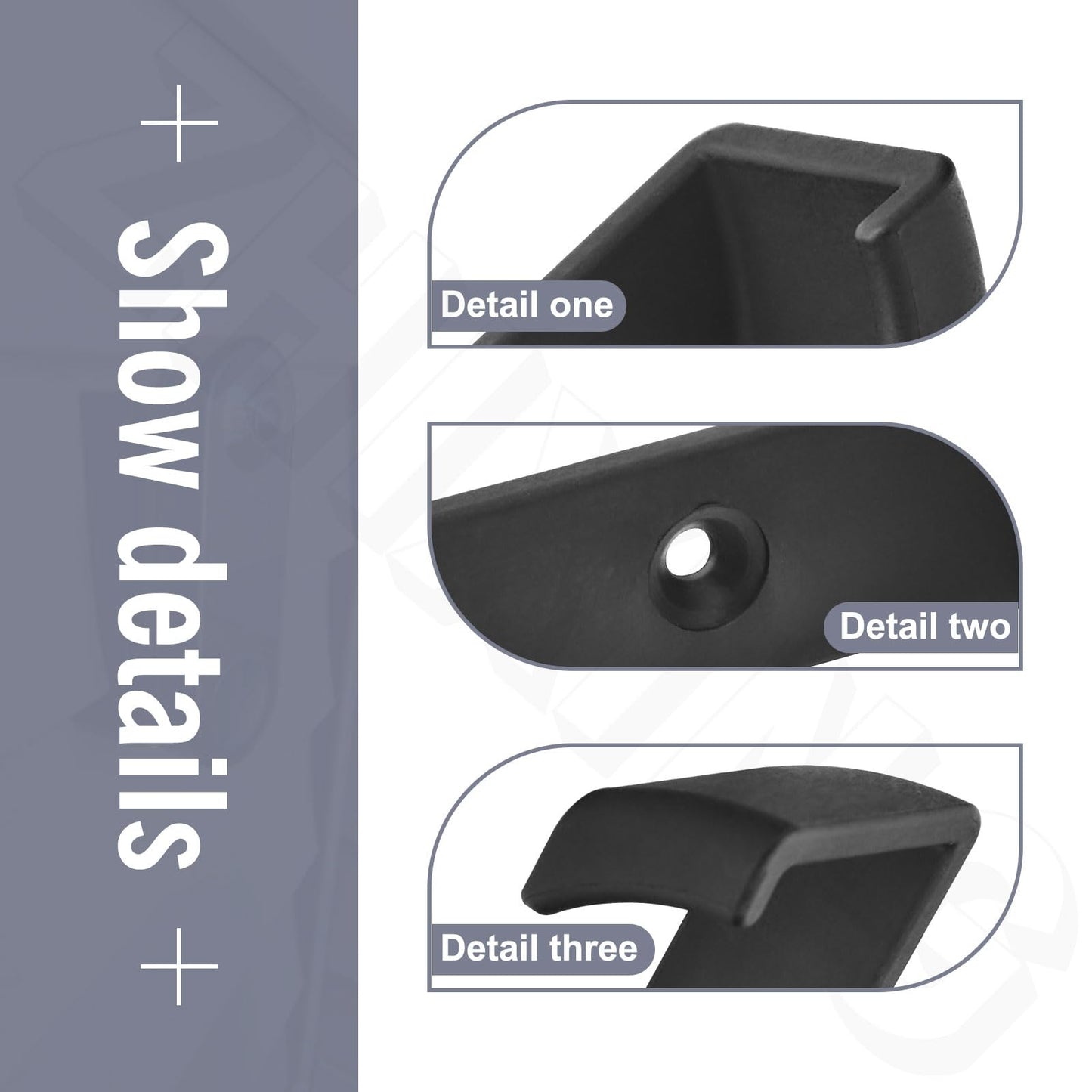 ZHIXING Hockey Puck Wall Mount Display (4 Pack) Wall Rack Holder Brackets for Collectible Pucks & Game Winning Pucks, Wall-Mountable, Holder for all Ice hockey