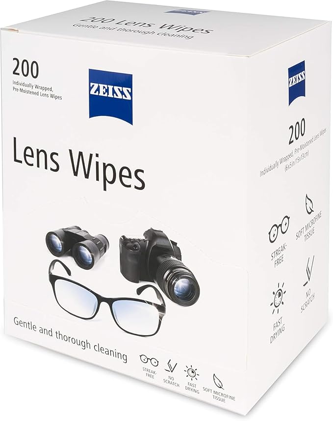 ZEISS Pre-Moistened Lens Cleaning Wipes