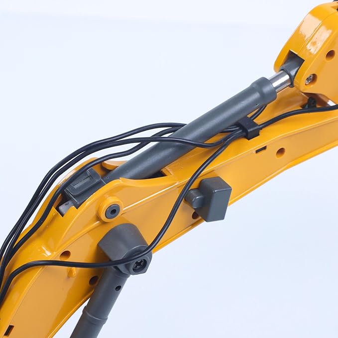 TOUCAN RC HOBBY 1/50 RC Excavator K970 Construction Vehicle Remote Control Electric Lifting Digger Bucket Tracks Light Sound RTR Battery for Adult