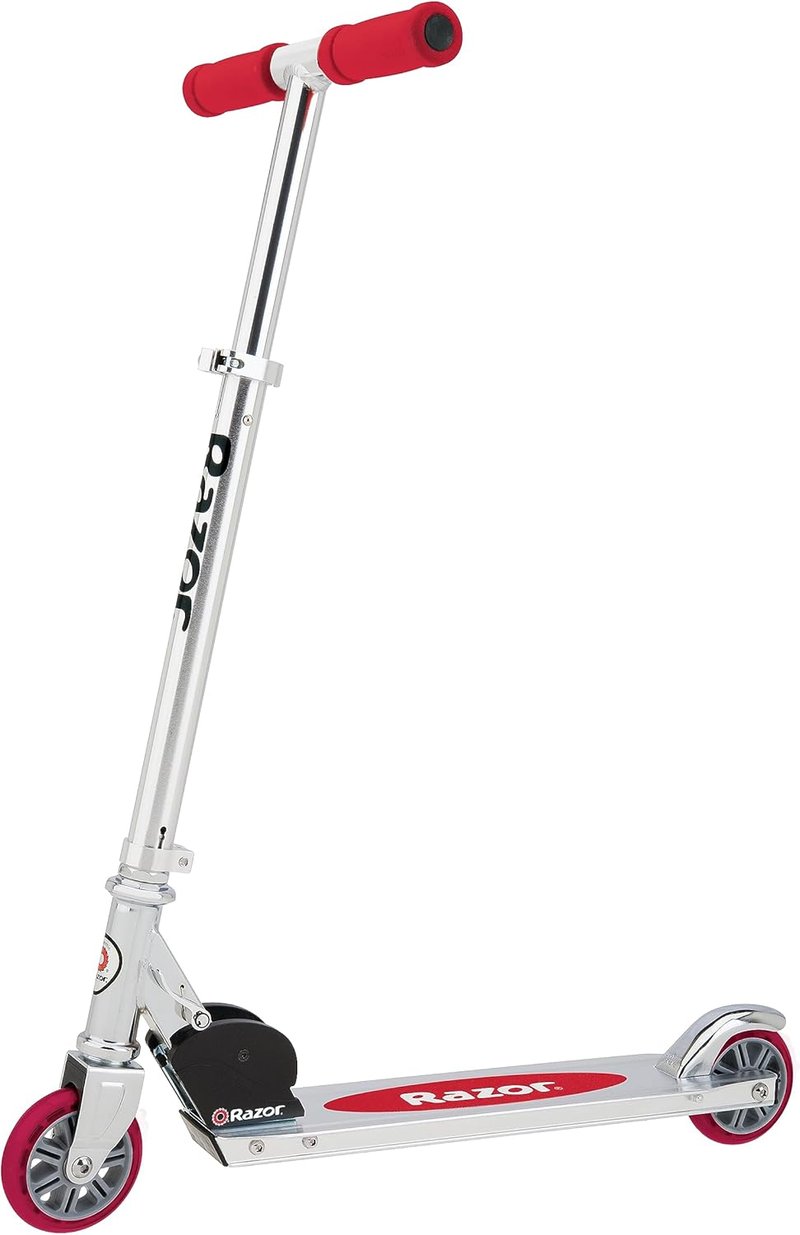 Kids Scooter - Adjustable Height 3-Wheel Kick Scooter with Foldable Seat & Flashing Lights | For Ages 1-12