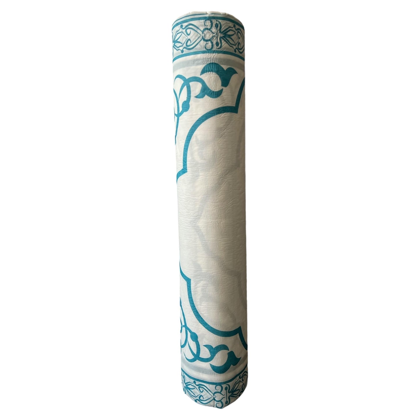 Decoret Hygienic and Practical Prayer Rug for Muslims,Islamic Disposable Portable Prayer Rug/Mat, Mosque,Hotel,Restaurant,Cafe,Comfortable Use for Guests,Waterproof- 100pcs-19 * 43 İnc (Blue)