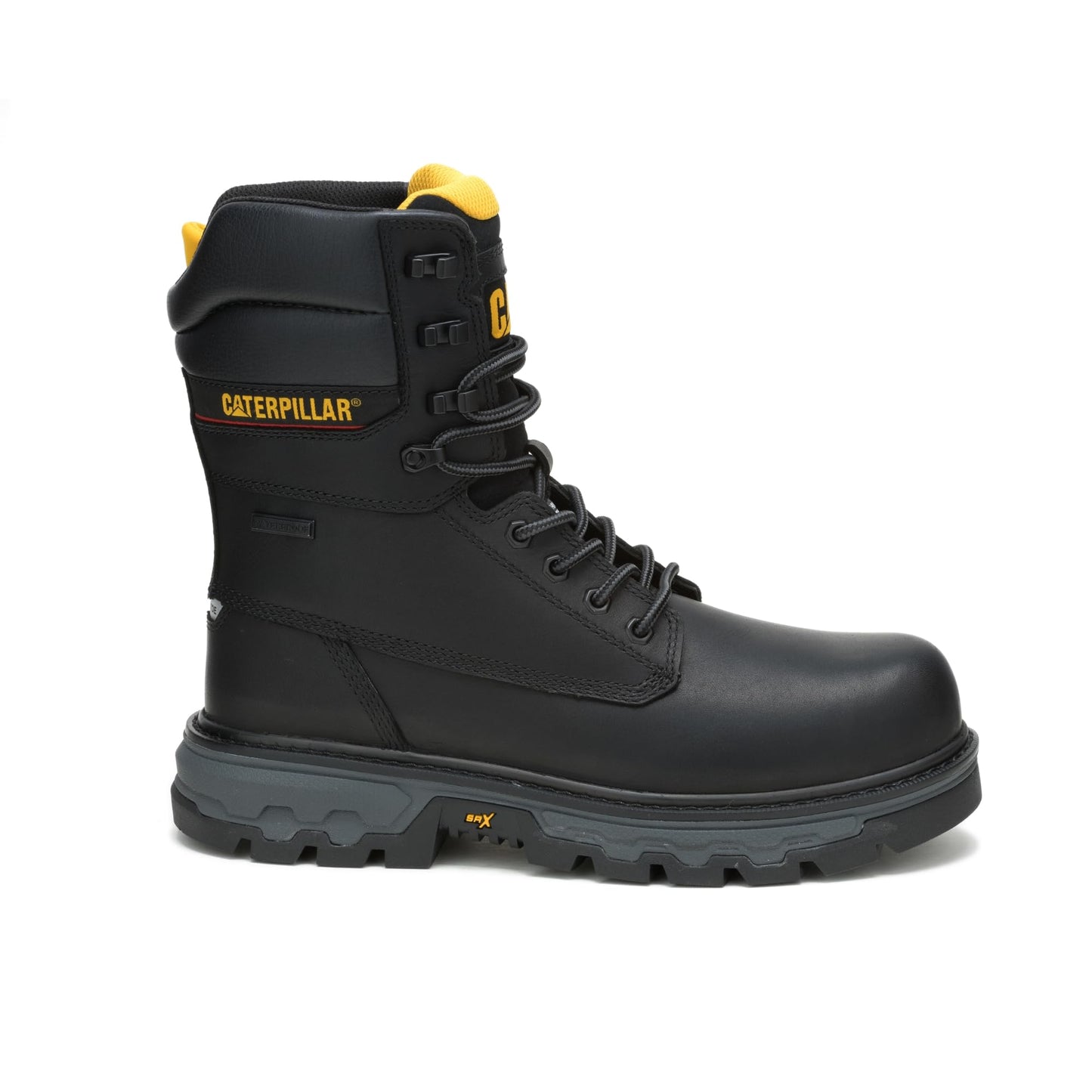 CAT Men's Colorado Equip 8 Inch Waterproof Tx Insulated Composite Toe Construction Boot, Black, 11