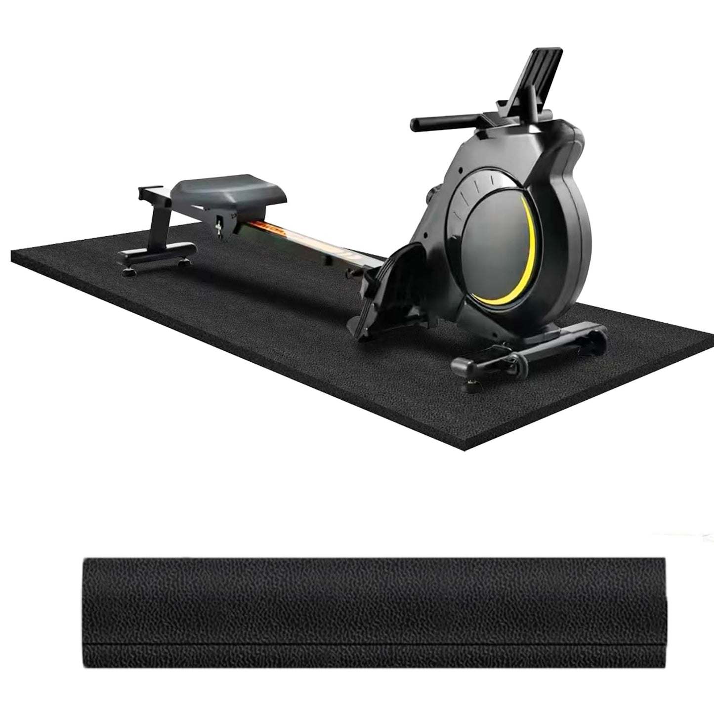 Treadmill Rowing Machine Mat for Carpet Floors 84x36,Adapted to Yosuda Rowing Machine,1/4 Thick Mat for Hardwood Floors, for Under Treadmill on Carpet,Exercise Equipment Mat,Noise Shock Absorption