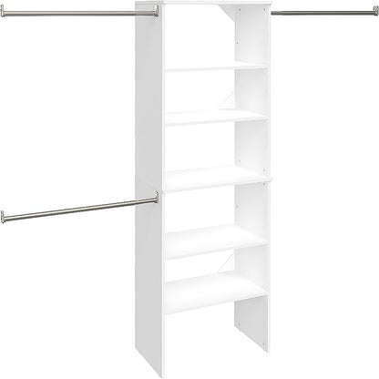 ClosetMaid SuiteSymphony Wood Closet Organizer Starter Kit