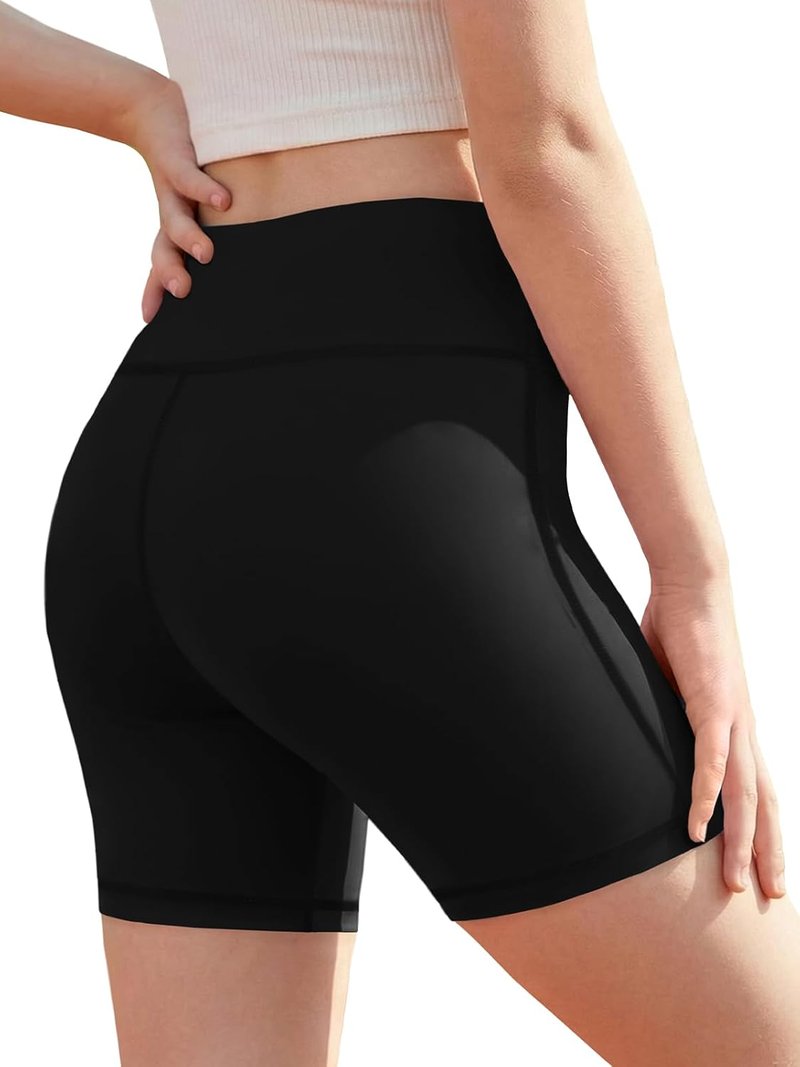 Girls High Waisted Athletic Shorts - Comfortable Workout & Yoga Shorts for Ages 5-14 | Perfect for Dance, Running, Volleyball, Gym