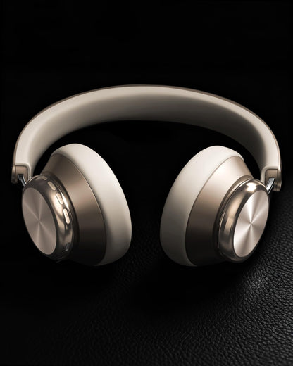 Wentronic Y03 Bluetooth Headphones Wireless Active Noise Cancelling Over Ear Headphones 48 Hours Playtime High Sound Quality 6 EQ Music Mode Headphones with Soft Ear Cushion - Starlight