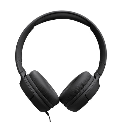 JBL Tune 520C - USB-C Wired on-Ear Headphones with Hi-Res Audio Support, JBL Pure Bass Sound, Comfort fit, USB-C connectivity, 3-Button Remote with Microphone and EQ presets Control (Black)